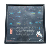 Framed 2005 Signed Promotional Nike Virtua Mo Air Force 1 Print