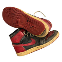 Original 1985 Jordan 1 "Blk/Red" With Original Box/Paper