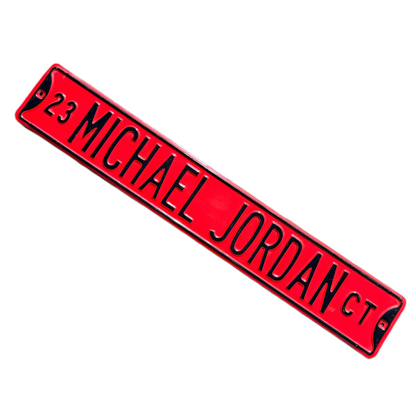 90s Michael Jordan Ct Metal Street Sign